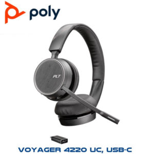 Poly Voyager 4220 UC USB A headsets with noise canceling