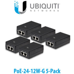 Ubiquiti PoE 24 12W G 5 Pack Dubai