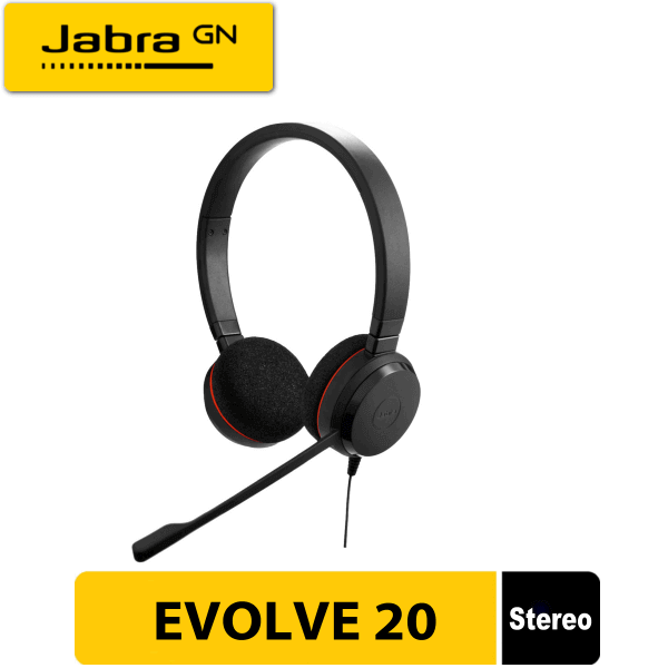 Jabra EVOLVE 20 Stereo Dubai Vector Digitals Dubai IT